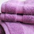 Quill棉羽 巴基斯坦优棉 毛巾3条装(紫色)第5张高清大图