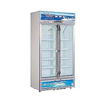 lc-630w 630升动态vfd温度显示平面玻璃立式两门展示柜(白色); 阪神lc