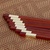 卢米家居（LUMI）红木筷10双装 红檀木筷子套装 便携高档健康耐用 多花纹可选(凤舞)第5张高清大图