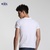 KOOL 男全棉v领都市休闲T恤  132020222(白色 M)第2张高清大图