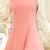 2013秋装新款新品 韩版女装优雅修身连衣裙L474 预售8月9号发货(粉色 XL)第4张高清大图