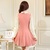 2013秋装新款新品 韩版女装优雅修身连衣裙L474 预售8月9号发货(粉色 XL)第5张高清大图