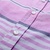乔治豹中年男士短袖衬衫 商务休闲 男士衬衣 夏纯棉免烫条纹衬衫(紫白 190/54)第2张高清大图