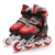 中性减震耐磨可调儿童直排套装滑轮鞋 ZQ-1009套装(黑红 28-31)第4张高清大图