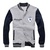 BEYOCKON 比奥克新款韩版立领夹克男 男装棒球服外衣 经典棒球服外套(灰色 M)