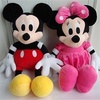 Disney迪士尼米老鼠毛绒公仔 米奇米妮创意礼品 可爱毛绒玩偶120cm一对装