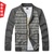 布衣传说 2013秋装新款 时尚针织提花夹克 男士棒球服外套 JK152(灰色 M/170)