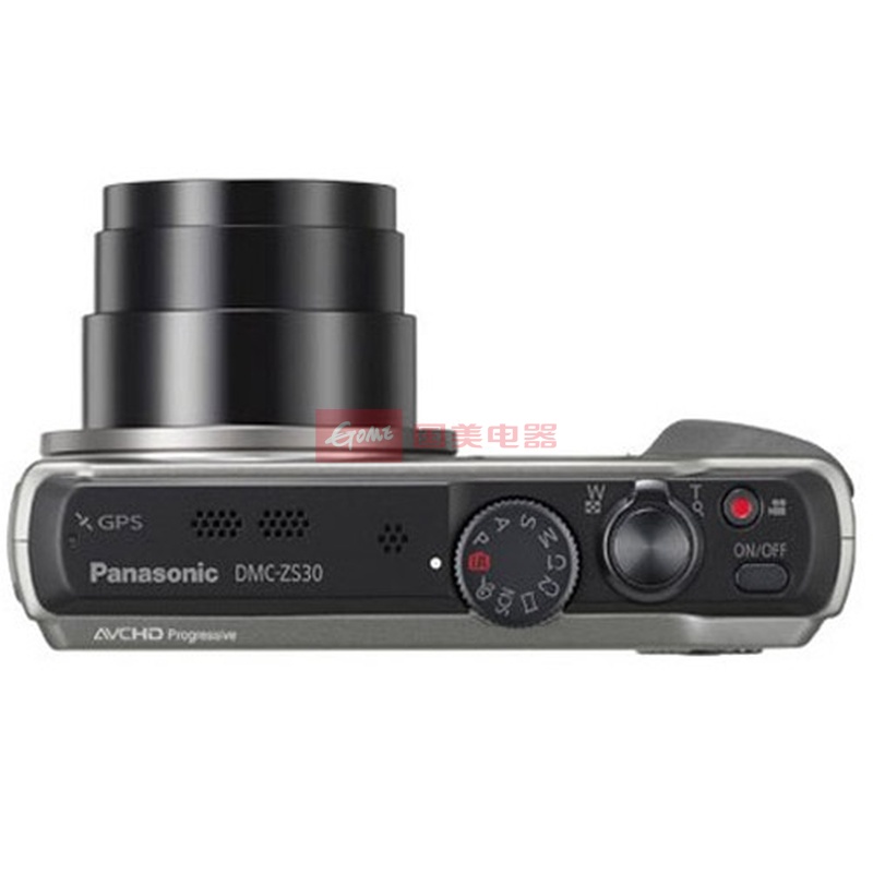 松下panasonicdmczs30gk松下zs30数码相机银灰色套餐一