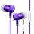 ULDUM  U-120712 入耳式耳机 手机 电脑 耳麦 带话筒(紫色)第3张高清大图
