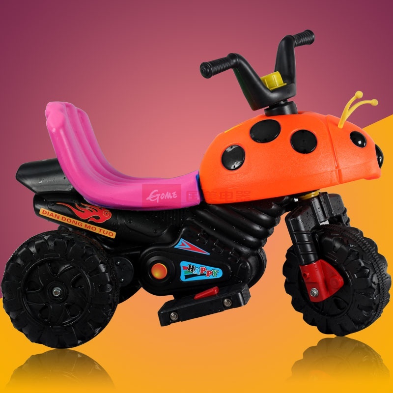 儿童电动摩托车 贝多福精品电动车 儿童电动车 儿童电动摩托车玩具(桔