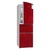 美菱（MeiLing）BCD-206L3BN 206升钢化玻璃三门冰箱（红色）第5张高清大图