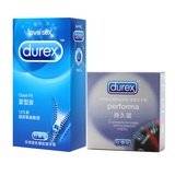 杜蕾斯旗舰店 紧型装12+持久3片 延时套 紧绷小