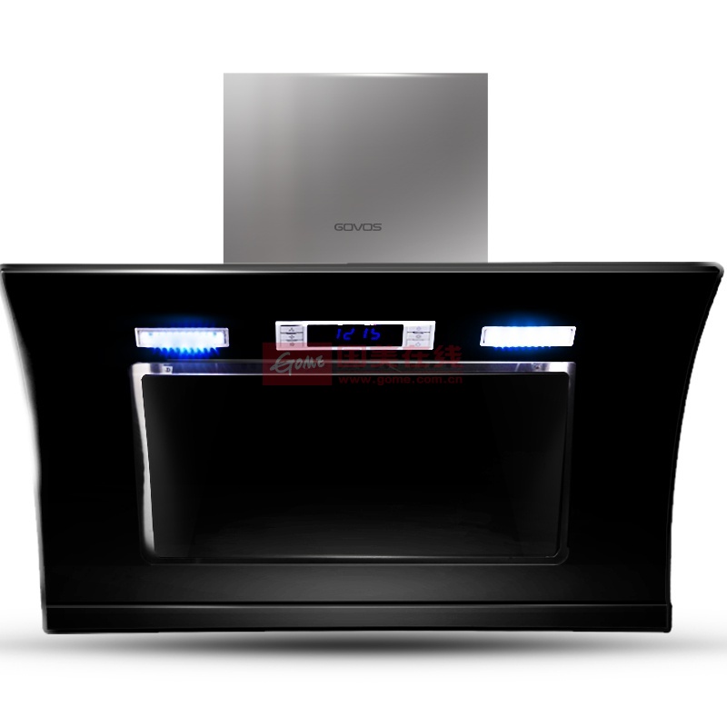 【Govos油烟机】GOVOS弧形智能侧吸油烟机图片展示-国美在线govos官方旗舰店