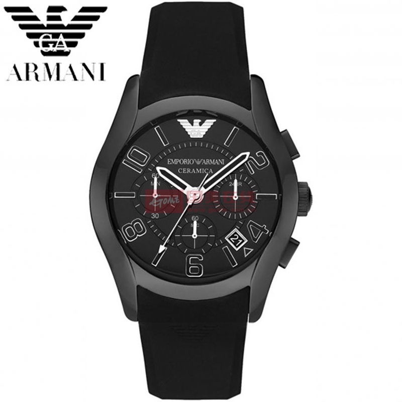 armani/阿玛尼手表 大表盘时装石英男表ar1434/ar1435