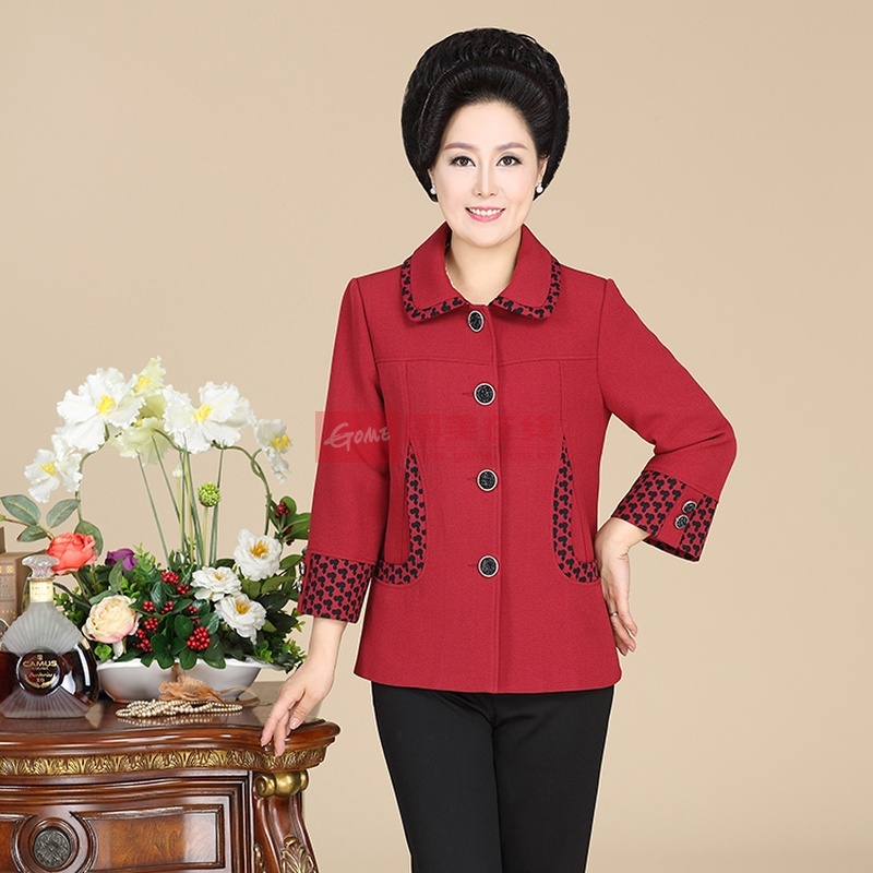 中年女士秋装上衣外套40-50岁妈妈装秋季外套