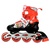 乐士（ENPEX）铠甲勇士溜冰鞋旱冰鞋套装KJ-335(红色 35-38)第5张高清大图