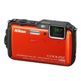 尼康（Nikon）COOLPIX AW120S 防水 防震 数码相机(橙色 优惠套餐二)