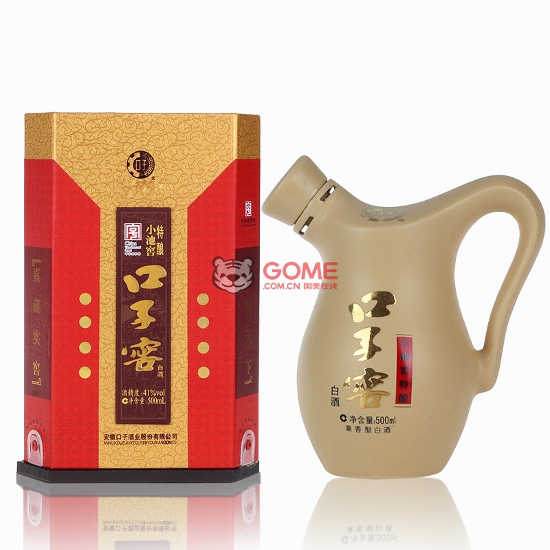 口子窖 小池窖特酿41度(瓶装 500ml)小组,口子