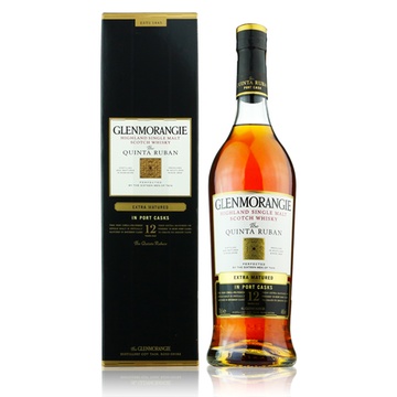 洋酒glenmorangie 12 year 格兰杰12年波本桶波特桶单一麦芽威士忌酒