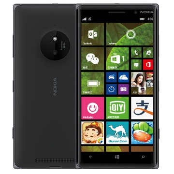 诺基亚(nokia)lumia830 联通3g手机/gsm 单卡四核 诺基亚830(黑色