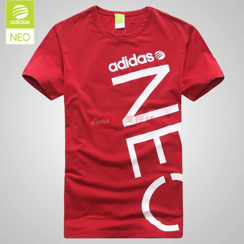 阿迪达斯 adidas neo 三叶草 短袖 t恤 圆领 彭于晏代言 运动 服装