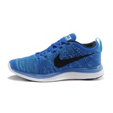 耐克nike flyknit lunar1 登月飞线科技男鞋女鞋跑步鞋(宝蓝黑 41)