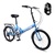 耐嘛20寸折叠自行车6档变速男女便携单车学生车(时尚红ZD20004R)第3张高清大图