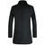 KLYJS 2015时尚新款羊绒呢子大衣外套中款商务保暖外套1856(黑色 M)第2张高清大图