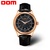 多姆（DOM）手表 男表 石英防水学生光手表皮带商务休闲时尚男士手表(黑色表盘 M-518GL-1M)