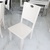 餐桌 餐桌椅组合 钢化玻璃餐桌椅组合 烤漆餐桌 简约现代餐桌(餐桌135*80*75高)第2张高清大图