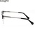 卡莎度(CASATO) 男女款眼镜架平光镜 近视眼镜框可配镜片(黑色)第3张高清大图
