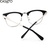 卡莎度(CASATO) 男女款眼镜架平光镜 近视眼镜框可配镜片(黑色)第4张高清大图