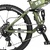 HUMMER悍马折叠山地自行车 航空铝车架 全球限量定制版H1-2680SF(橄榄绿 橄榄绿)第3张高清大图