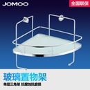 九牧JOMOO卫浴挂件 单层不锈钢玻璃台面三角架 置物架937501