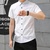 2016夏季男士短袖衬衫修身款商务休闲时尚正装韩版衬衣工装160(白色 M)第2张高清大图