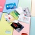 琳琅集 韩国微笑120卡位卡包男女式盒装名片夹防消磁银行卡夹(米色 20*11cm)