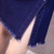 爱衣琳 2016夏装修身单排扣磨边高腰短裙a字连衣裙女时尚牛仔背带裙(蓝色 XL)第5张高清大图