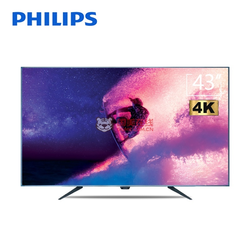 philips/飞利浦 43puf6701/t3 43英寸4k硬屏智能安卓wifi电视机