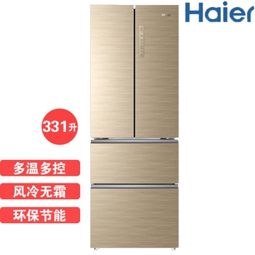 海尔(haier)bcd-331wdgq 331升 多门冰箱 风冷无霜 多温多控 变频节能