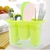 卡秀收纳-沥水餐具 筷子笼收纳盒(绿色EC1101)第2张高清大图