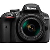 尼康（Nikon）D3400（18-55）单反套机AF-P DX 18-55mm f/3.5-5.6G VR(黑色 8.套餐八)