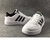 Adidas 阿迪达斯NEO板鞋低帮三叶草女鞋情侣运动休闲鞋(黑白 43)第4张高清大图