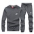 NIKE 时尚跑步运动服 耐克长袖套装男士休闲服 8919(灰)第2张高清大图