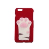 亿和源iphone7plus羊毛毡猫爪苹果6s手机壳防摔保护套(橙色猫爪6/6s--4.7寸)
