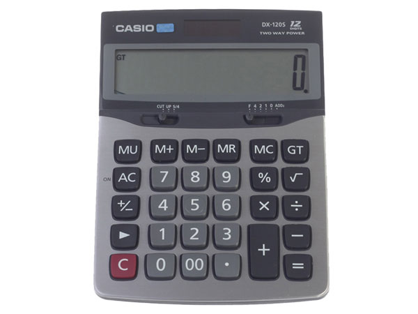 卡西欧(CASIO)DX-120S 商务计算器 灰色? 价