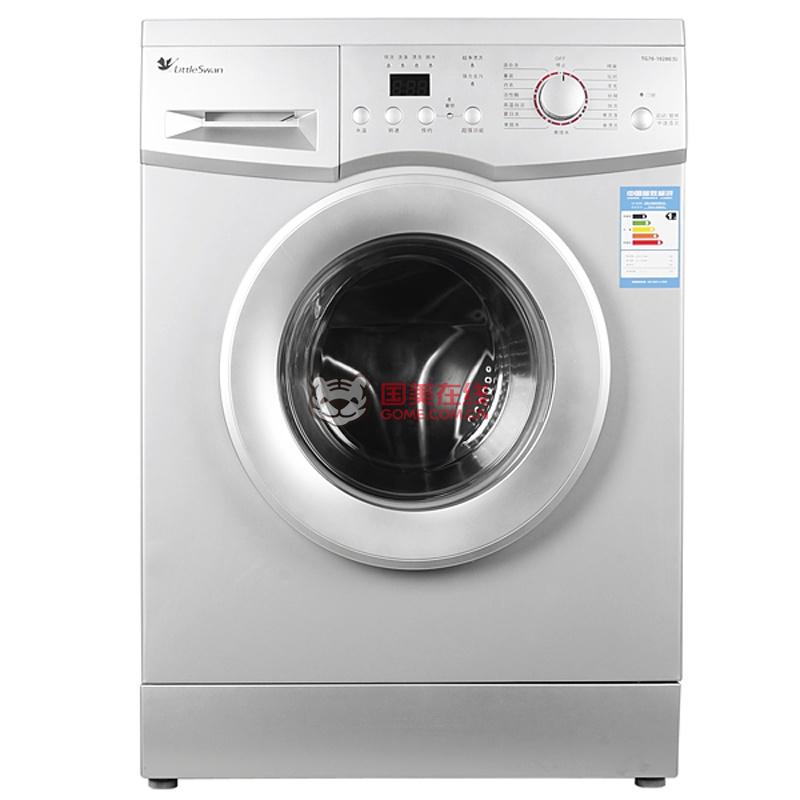 国美价: ¥3098.00 主体:;品牌:小天鹅(LittleSwan);商品属性:滚筒洗衣机;商品型号:TG70-1211DXS;颜色:银色 ;自动化程度:全自动;显示方式:LED数码显示;控制方式:电脑控制;开门方式:前开式;排水方式:下排水;电机类型:变频电机;定频/变频:变频;特色功能:;脱水功能:支持;防缠绕:支持;儿童安全锁:支持;预约功能:支持;干衣功能:不支持;夜间洗:支持;电辅加热烘干:不支持;电辅加热洗涤:不支持;中途添衣:不支持;自动断电:支持;智能断电记忆:不支持;进水阀