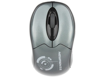 新贵（NEWMEN）乖乖豹520MS-170OU笔记本有线鼠标（艺术灰）