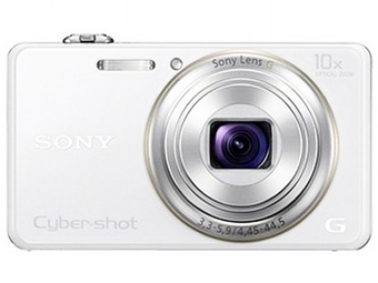 索尼（SONY）DSC-WX100数码相机（白色）