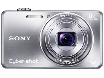索尼（SONY）DSC-WX100数码相机（银色）
