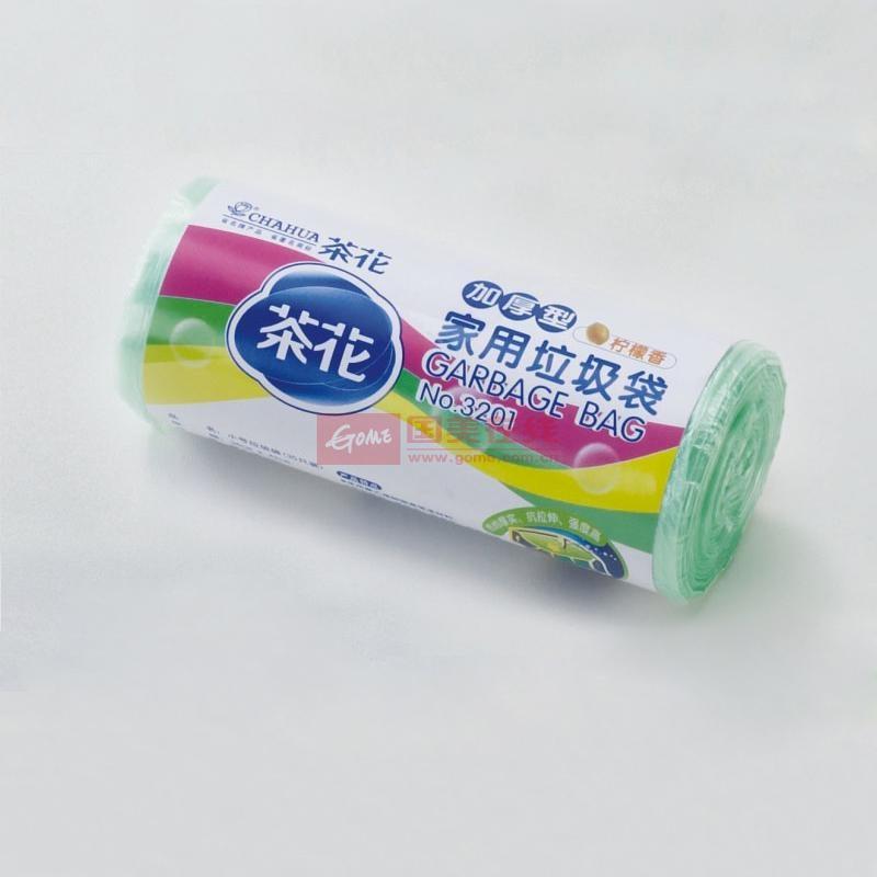 图片】茶花点断式垃圾袋加厚小号垃圾袋 30只装 环保袋 塑料制品 3201